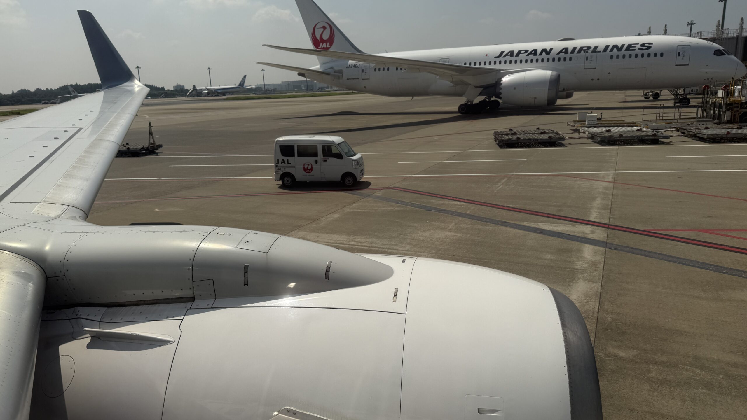 離陸前